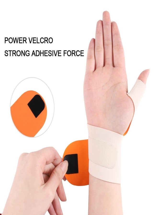 iStabo Thumb Wrist Brace Right Hand, Wrist Support for Carpal Tunnel Pain Relief, Trigger Thumb, Tendonitis, Ulnar Wrist wraps Repetitive Use Injury, Adjustable Ultra Thin Elastic Compression Sleeve Fit Small and Medium Hands - Image 4