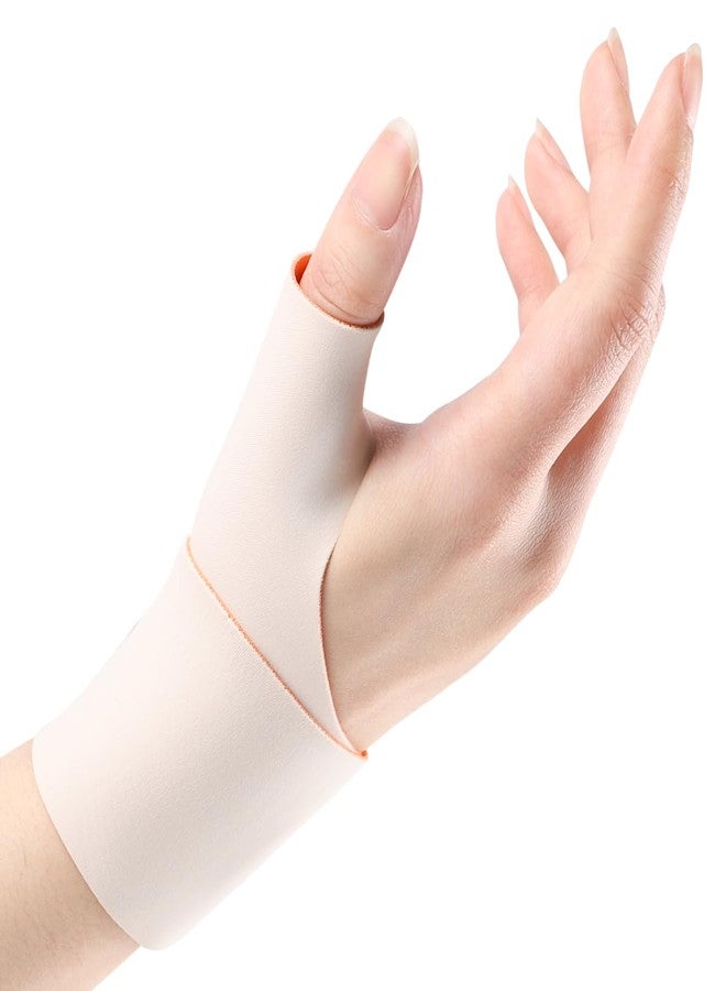 iStabo Thumb Wrist Brace Right Hand, Wrist Support for Carpal Tunnel Pain Relief, Trigger Thumb, Tendonitis, Ulnar Wrist wraps Repetitive Use Injury, Adjustable Ultra Thin Elastic Compression Sleeve Fit Small and Medium Hands - Image 2