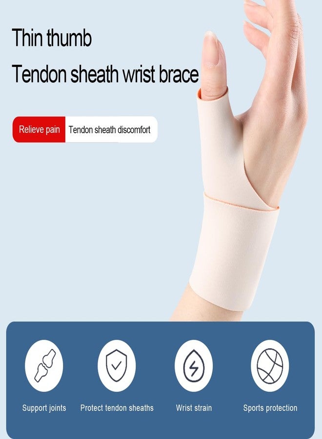 iStabo Thumb Wrist Brace Right Hand, Wrist Support for Carpal Tunnel Pain Relief, Trigger Thumb, Tendonitis, Ulnar Wrist wraps Repetitive Use Injury, Adjustable Ultra Thin Elastic Compression Sleeve Fit Small and Medium Hands - Image 5
