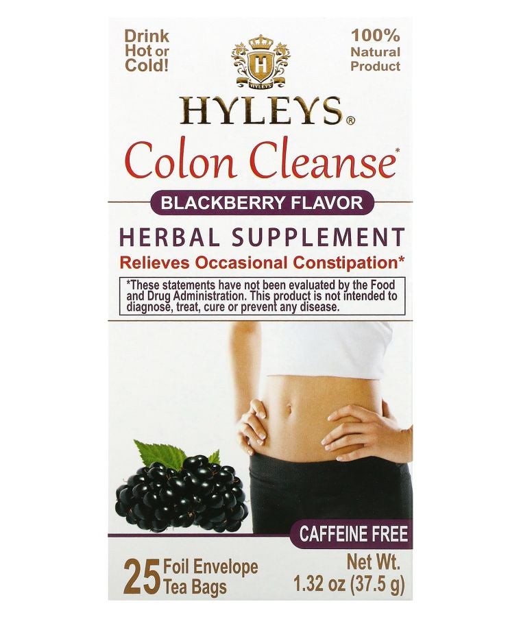Colon Cleanse Blackberry Caffeine Free 25 Tea Bags 1.32 oz (37.5 g)