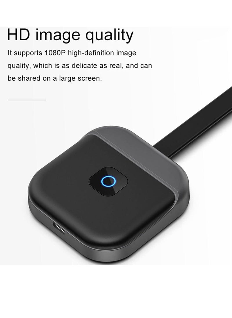 Generic - محول عرض HDMI لاسلكي، محول عرض شاشة التلفزيون بدقة 4K HDMI مع اتصال ثنائي النطاق 2.4G 5G WiFi، محول عرض تلفزيوني مستقر لنظام Android وiOS - Image 1