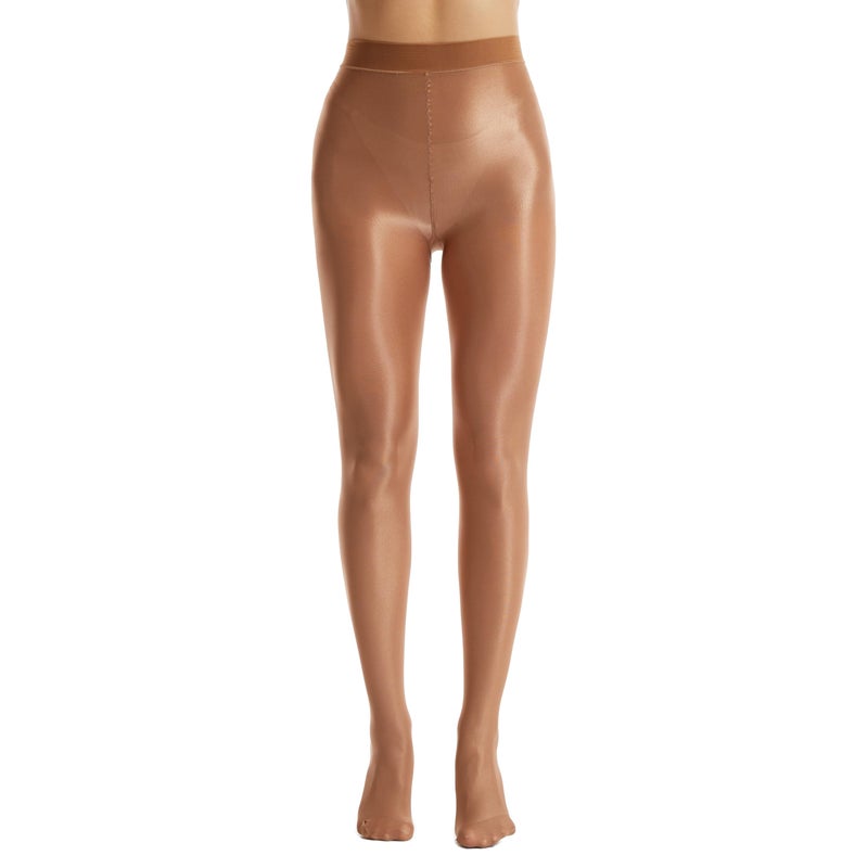 Frola Shaping Tights for Women 70D Shimmery Pantyhose Dance Tights for Ballet Footed Tights,Light Suntan,XX-Large-3X-Large - Image 5
