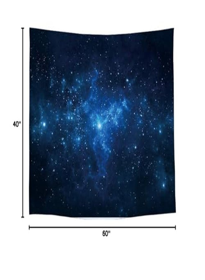 Yangshine Mystery Galaxy Tapestry Wall Hanging, Starry Sky Galaxy Wall Tapestry Universe Celestial Outer Space Wall Decor (60" x 40", Style #2) - Image 4