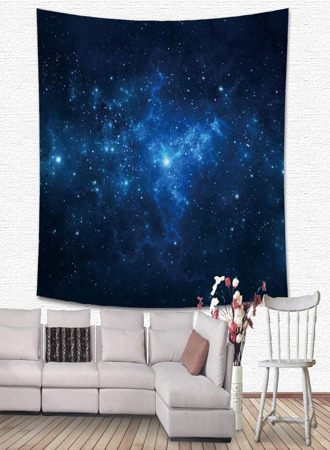 Yangshine Mystery Galaxy Tapestry Wall Hanging, Starry Sky Galaxy Wall Tapestry Universe Celestial Outer Space Wall Decor (60" x 40", Style #2) - Image 3