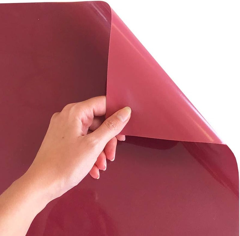 Siser StripFlock Pro HTV 12x1yd Roll Red  Textured Heat Transfer Vinyl  for use with Siser Cricut and Silhouette Cutters  CPSIA Certified - Image 2