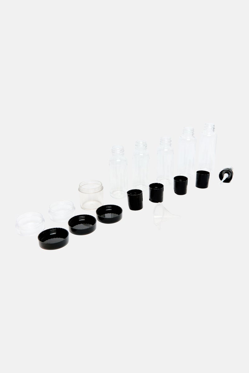 Miamica 12 Pieces Travel Set, Transparent - Image 3