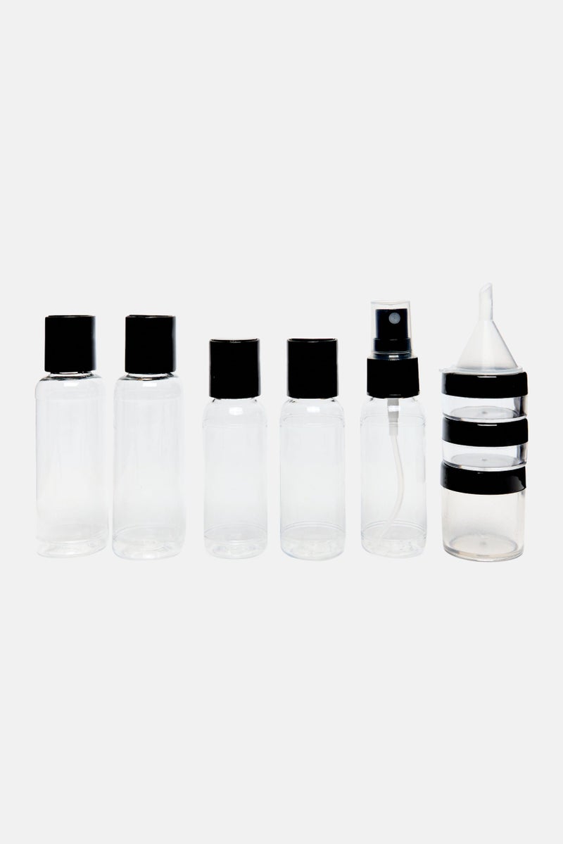 Miamica 12 Pieces Travel Set, Transparent - Image 2