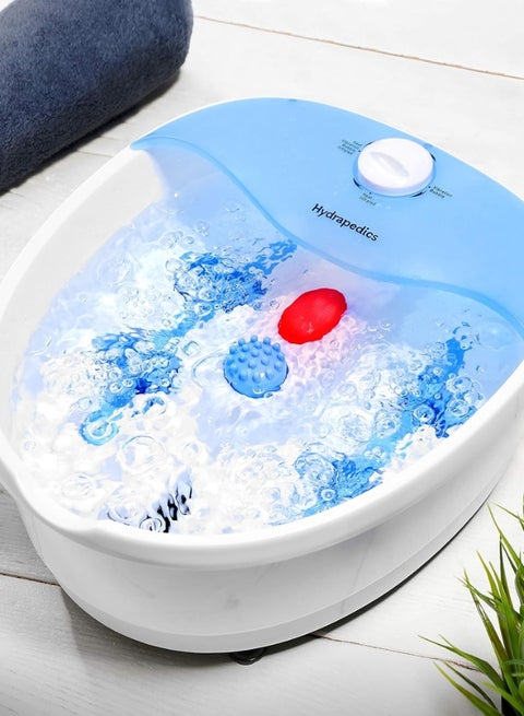 Hydrapedics Pedicure Foot Spa Bath Massager with Heat, Bubbles & Vibration - HP-MR5 - Great Gift