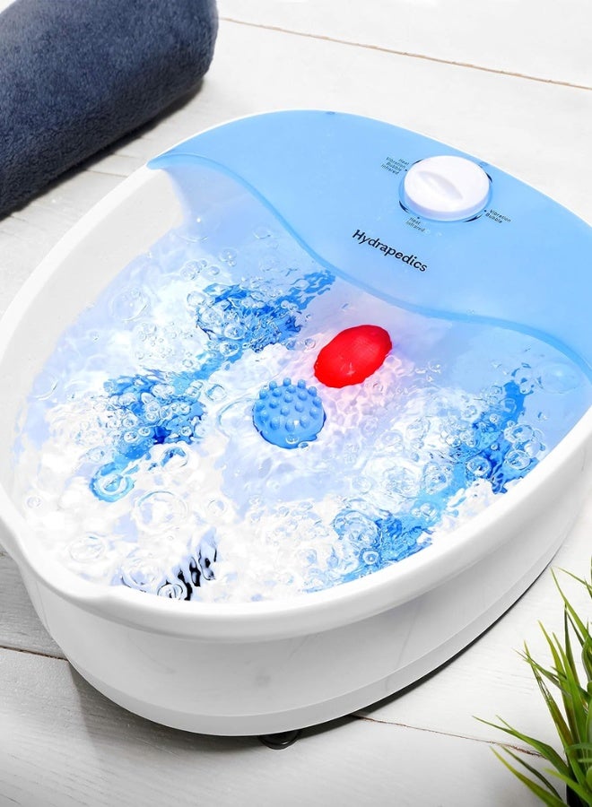Hydrapedics Pedicure Foot Spa Bath Massager with Heat, Bubbles & Vibration - HP-MR5 - Great Gift - Image 1