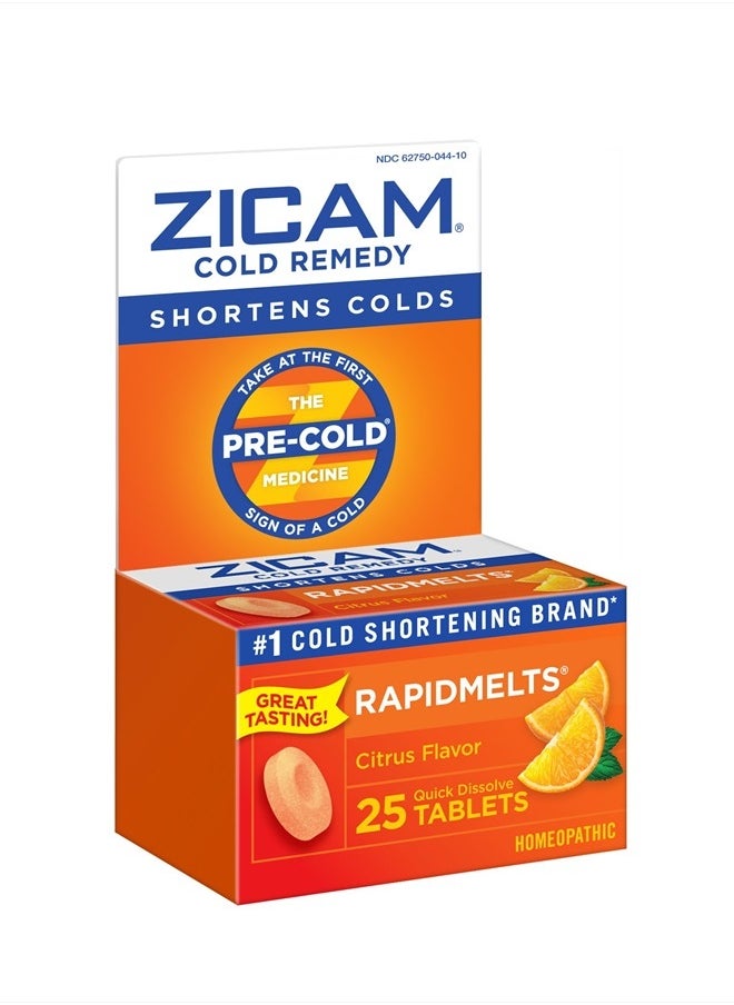ZICAM ZICAM Cold Remedy RAPIDMELTS - Citrus 25CT  - Image 1