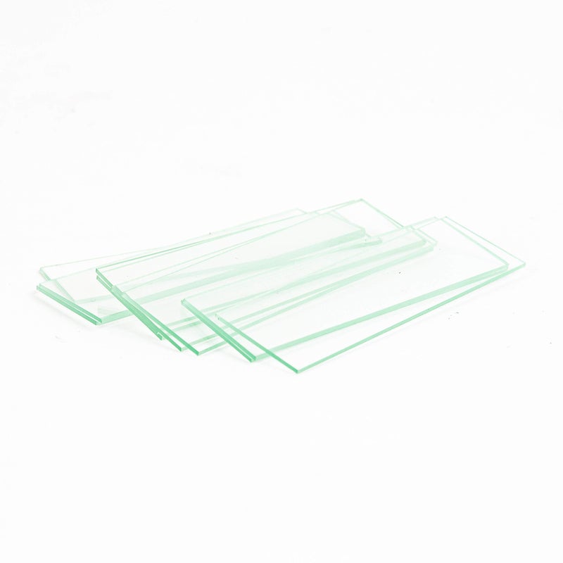 Amscope Bs-50P-100S-22 Pre-Cleaned Blank Ground Edge Glass Microscope Slides And 100Pc Pre-Cleaned Square Glass Cover Slips Coverslips - Image 4