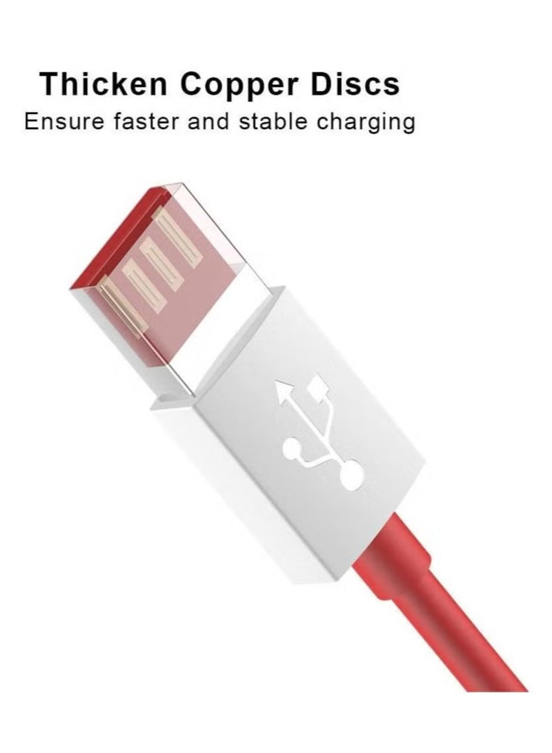 TIGER 30W WARP/6A Dash Type-C Fast Charging Cable || High-Speed Data Sync & Charger Cable for OnePlus 8, 8 Pro, 7, 7T, 6T, 6, 5, 5T, 3T, 3 – Durable, Tangle-Free & Safe Power Delivery for Quick Charge - Image 2