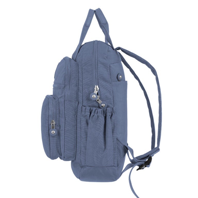 CAPRICE COLLECTION Unisex Medium Backpack – Blue, Lightweight, Water-Resistant Nylon, 10L - Image 3