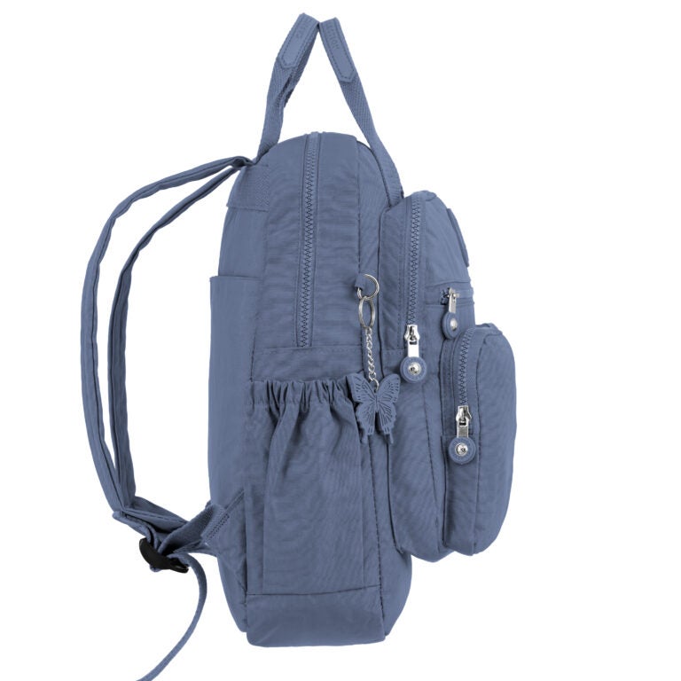 CAPRICE COLLECTION Unisex Medium Backpack – Blue, Lightweight, Water-Resistant Nylon, 10L - Image 4