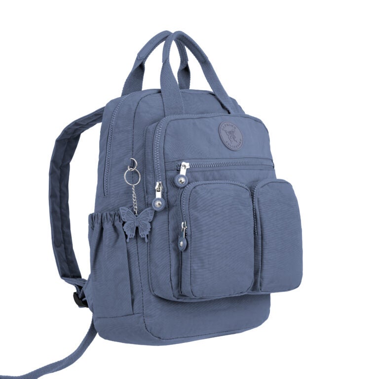 CAPRICE COLLECTION Unisex Medium Backpack – Blue, Lightweight, Water-Resistant Nylon, 10L - Image 5