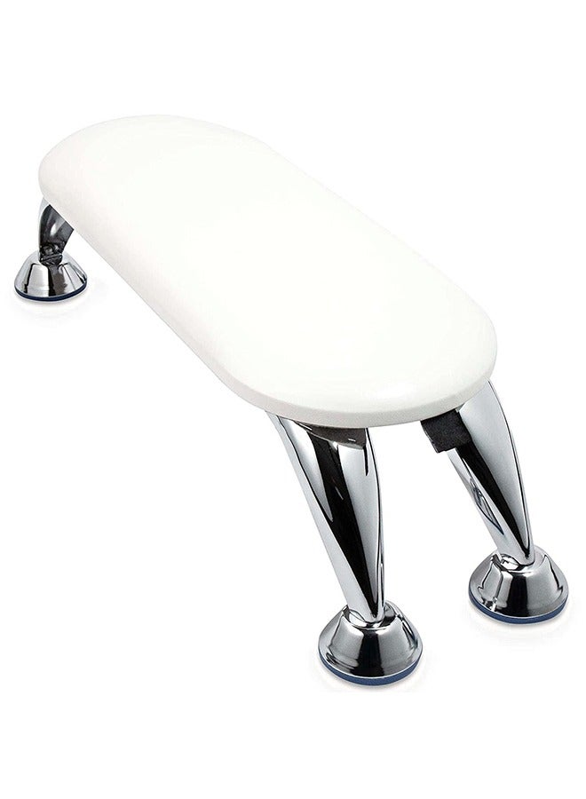 Nail Armrest Cushion,Soft Hand Rest,Professional Hand Pillow Stand,Nail SPA Salon,Arm/Leg Rest(White 48*14*10cm) - Image 1