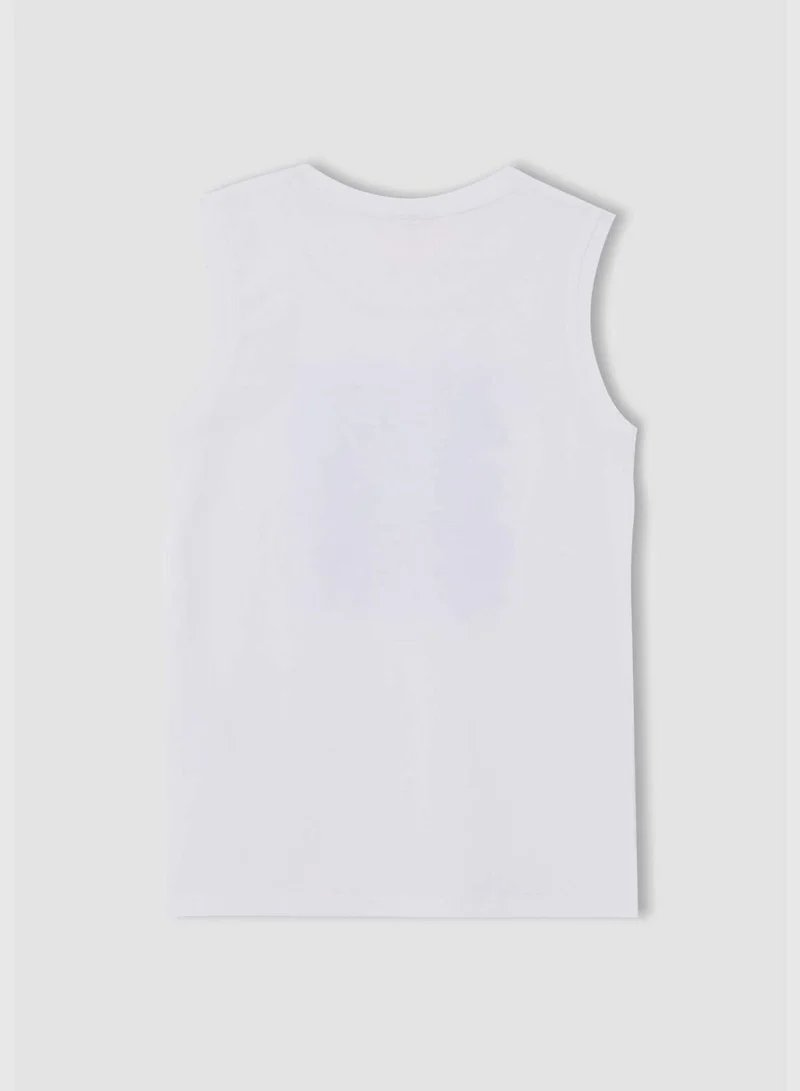 ديفاكتو Boy Printed Sleeveless Sleeveless Top Shorts Set