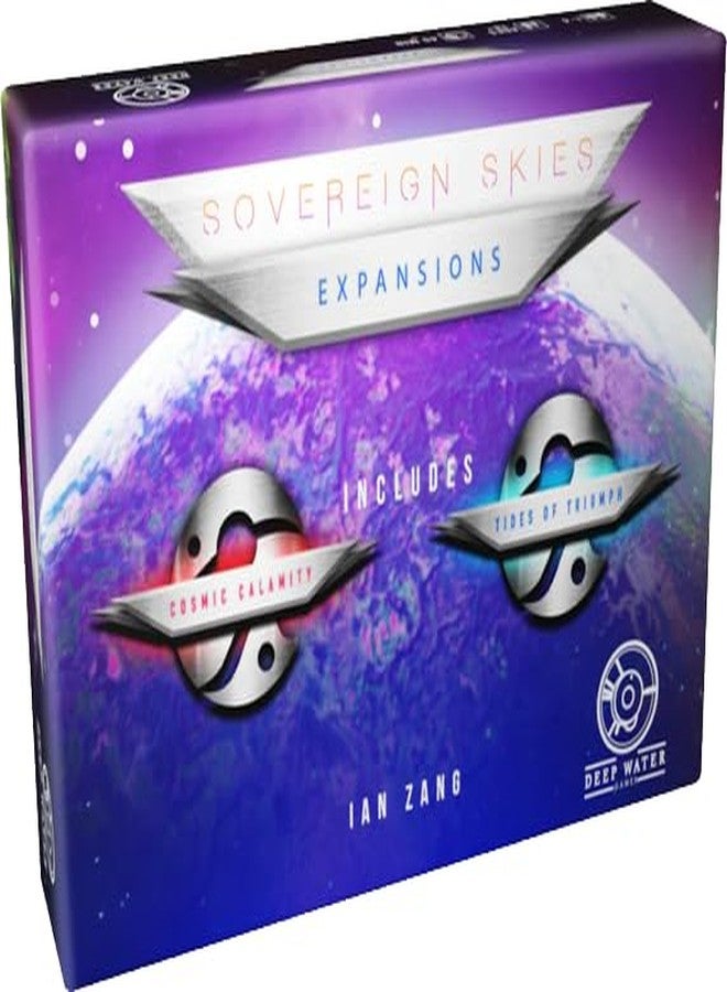 Deep Water Games لعبة لوحية فاخرة من Deep Water Games Sovereign Skies: اللعبة الأساسية، صندوق توسعات مزدوج، وبساط لعب كبير (3 عناصر) - Image 3