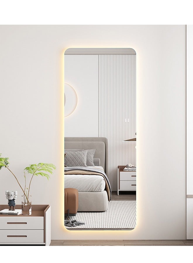 NKX HD Wall Mounted Rectangular Full Length LED Mirror 50X160 CM  - Image 3