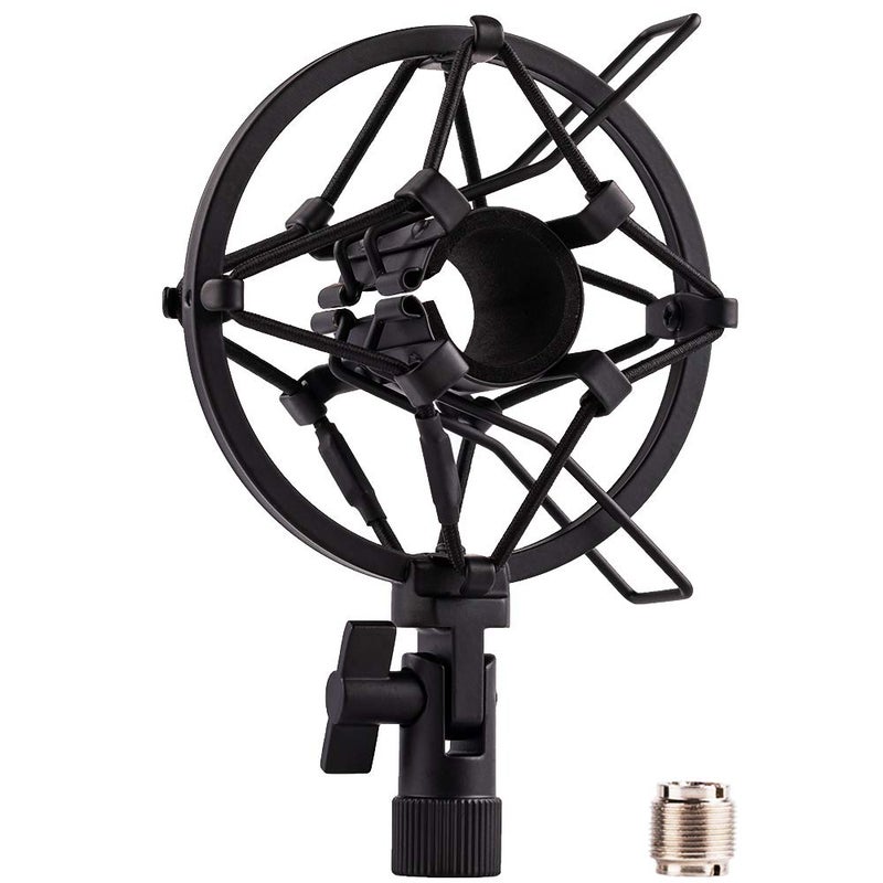 LYRCRO Microphone Shock Mount Holder Clip Mic Anti-Vibration for 22mm-26mm Diameter Dynamic Mic Like Shure SM58 58S SM57 PAG48 Sennheiser E835 E845 AKG D5S Samson Q7 Q8 Behringer Xm8500 - Image 1