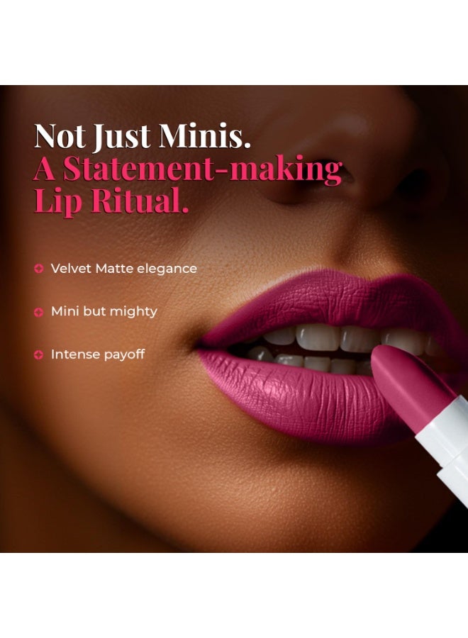 Just Herbs Ayurvedic Lipstick | Long-lasting | Weightless | Ayurvedic Formula | Travel-friendly - 4.2g Subtle Tea Rose Pink - Image 2