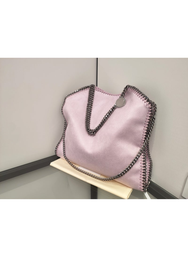 stella falabella chain Fold-Over LARGE size tote bag - Image 4