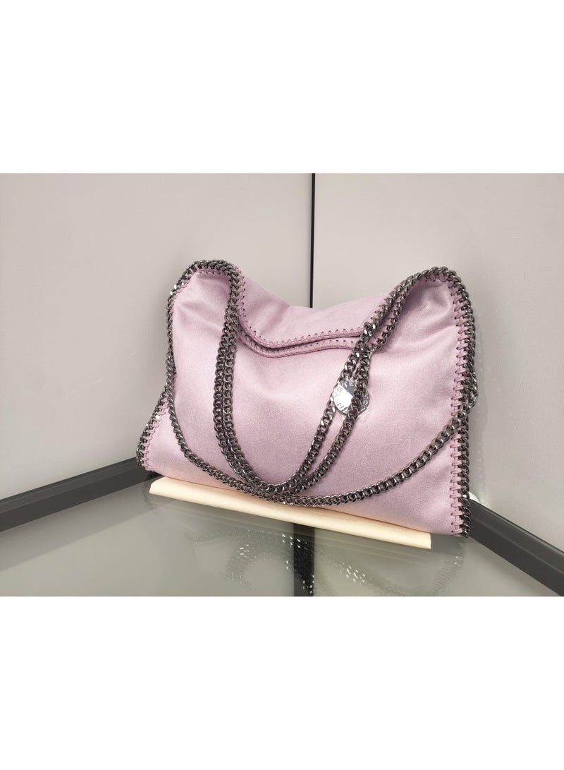 stella falabella chain Fold-Over LARGE size tote bag - Image 2