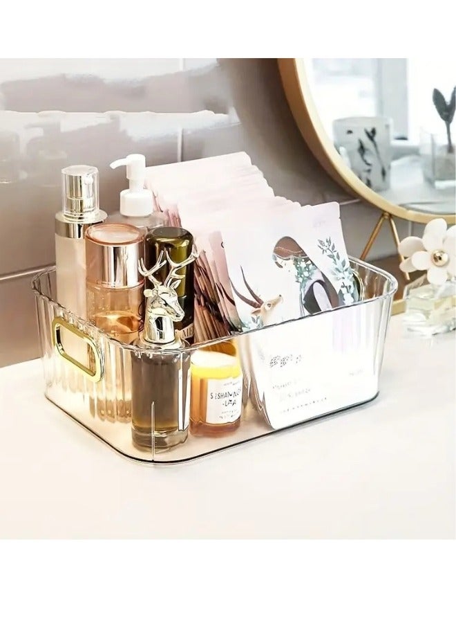 Acrylic Makeup Organizer , Bathroom Vanity Organizers and Storage, Ideal for Desk and Dresser Countertops, Great for Cosmetics, skincare, Lipsticks 30*17*10cm - Image 3