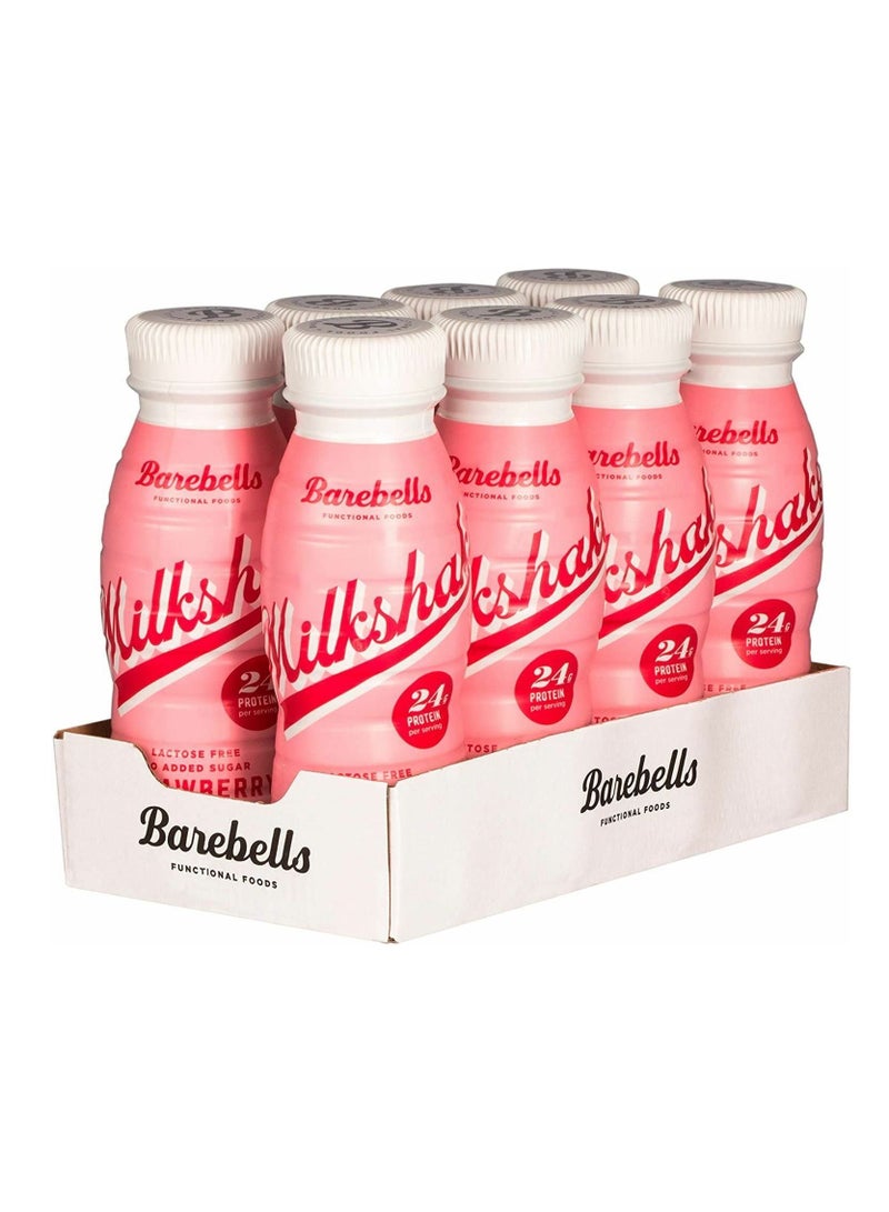 Barebells Protein Milkshake Strawberry 330ml Pack Of 8 - Image 2