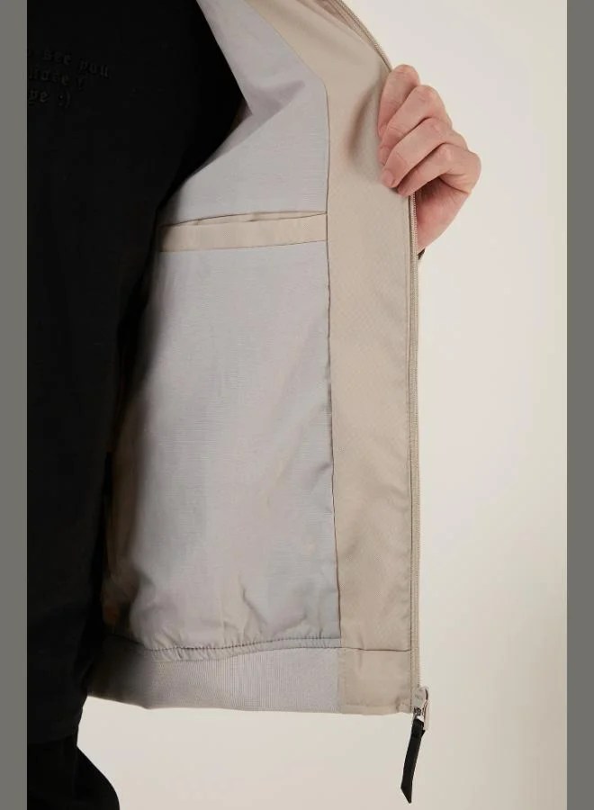 Buratti  Buratti Slim Fit Stand Collar Zippered Coat Men's COAT 497UCHE for Men | Best Price UAE