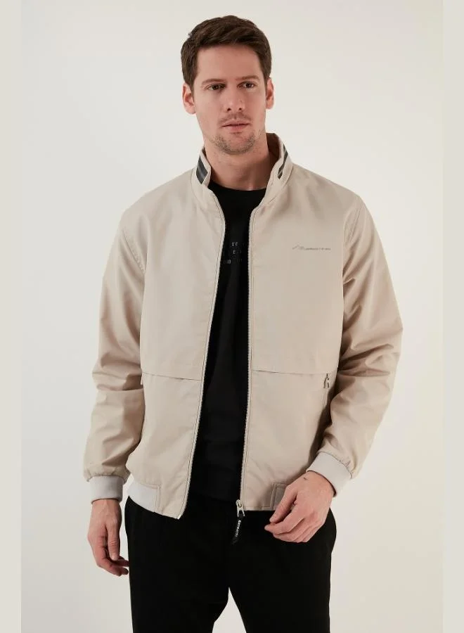 Buratti  Buratti Slim Fit Stand Collar Zippered Coat Men's COAT 497UCHE for Men | Best Price UAE