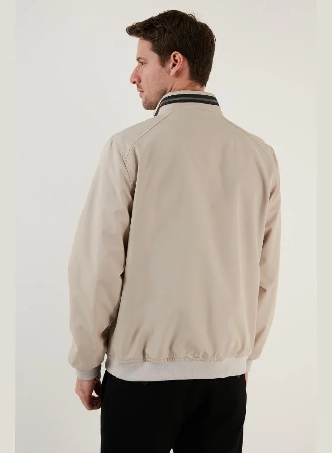 Buratti  Buratti Slim Fit Stand Collar Zippered Coat Men's COAT 497UCHE for Men | Best Price UAE