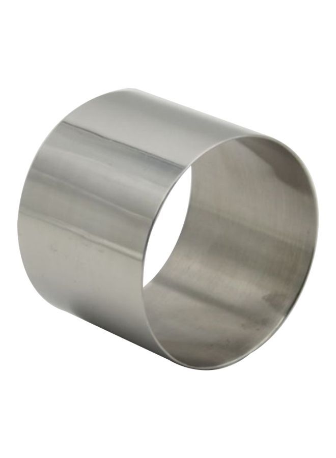 NIBEMINENT Stainless Steel Round Mould Silver 70x70x55millimeter - Image 1