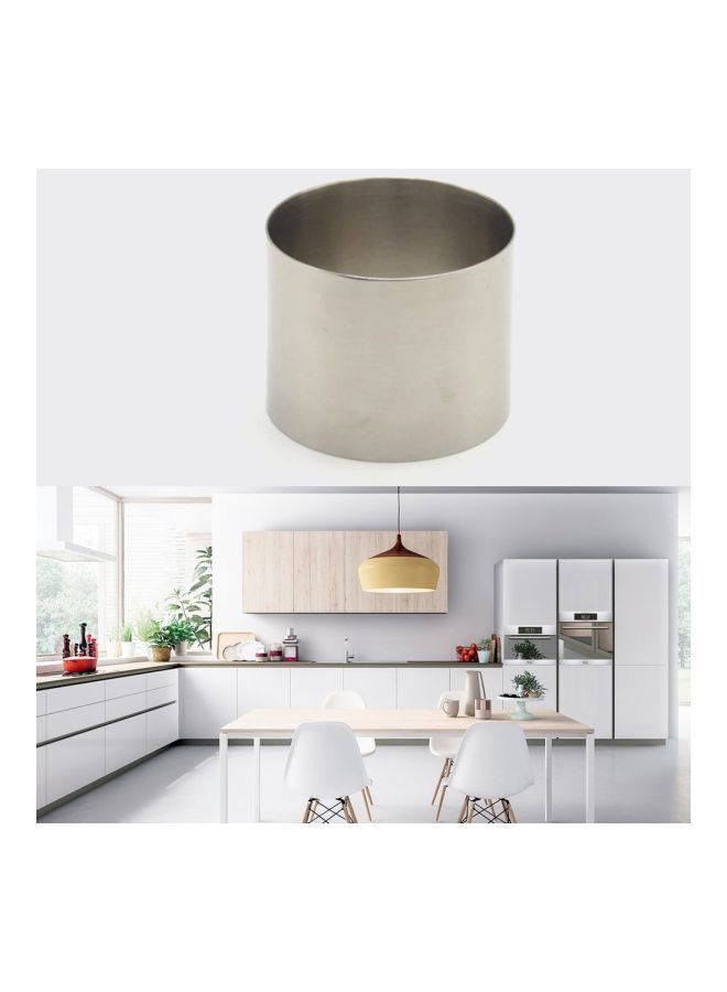 NIBEMINENT Stainless Steel Round Mould Silver 70x70x55millimeter - Image 3