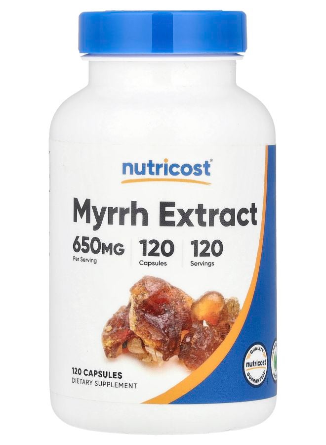 Myrrh Extract 650 mg 120 Capsules