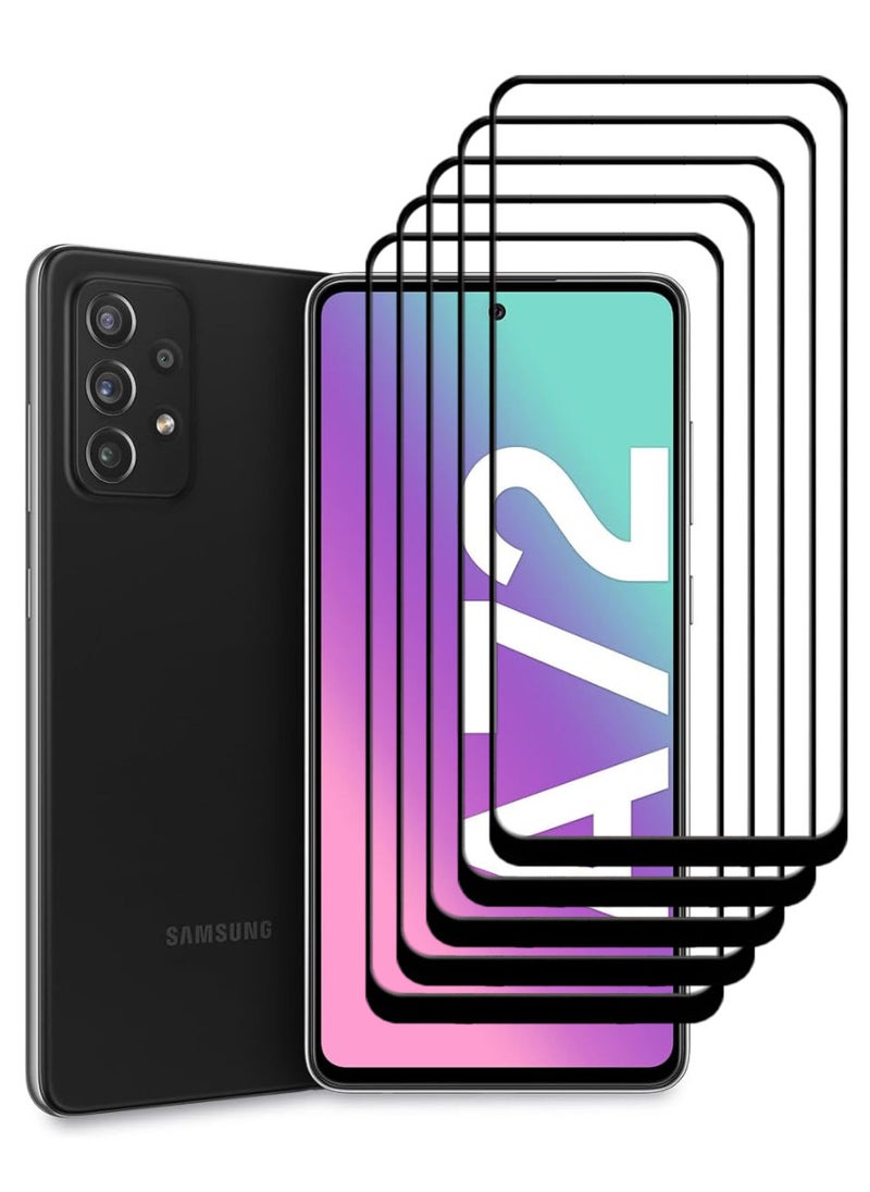 أكاليكس 5 قطع، حماية شاشة، لهاتف سامسونج جالاكسي A72، جودة ممتازة. - Image 1