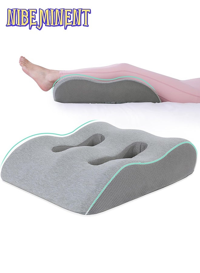 NIBEMINENT Leg Elevation Pillow for Sleeping, Memory Foam Pillow, Inflatable Wedge Pillows, Improve Circulation and Reduce Swelling, Suitable for Improving Sleep, Pregnant, Surgery and Recovery - Image 1