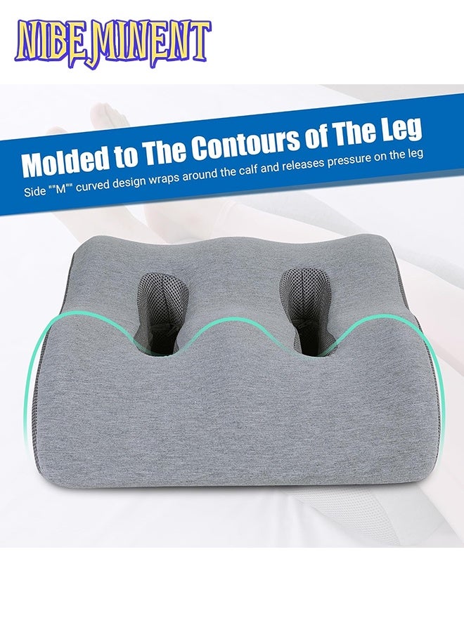 NIBEMINENT Leg Elevation Pillow for Sleeping, Memory Foam Pillow, Inflatable Wedge Pillows, Improve Circulation and Reduce Swelling, Suitable for Improving Sleep, Pregnant, Surgery and Recovery - Image 4