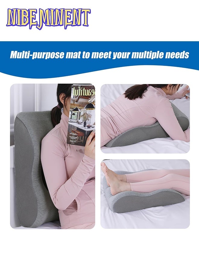 NIBEMINENT Leg Elevation Pillow for Sleeping, Memory Foam Pillow, Inflatable Wedge Pillows, Improve Circulation and Reduce Swelling, Suitable for Improving Sleep, Pregnant, Surgery and Recovery - Image 5