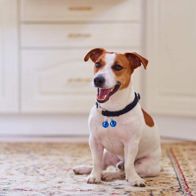 Molain 10 Pcs Cat Dog Collar Bells, Jingle Bell for Cat Collar,Dog Collar Charms,Colourful Pet Small Bells with Clasps Collar Accessories,Festival Party DIY Crafts Decoration - Image 3