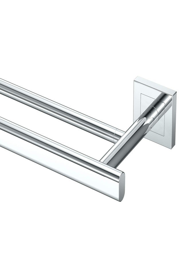 جاتكو حامل مناشف مزدوج متوازي من جاتكو 4504L، 24 بوصة، كروم - Image 1