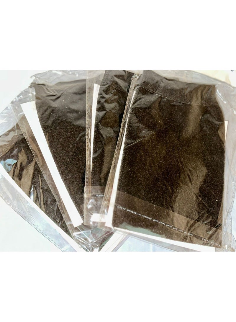 Moroccan Bath Loofah for Body Exfoliation and Dead Skin Removal Black, Set of 4 Pieces Brand: General - Image 1