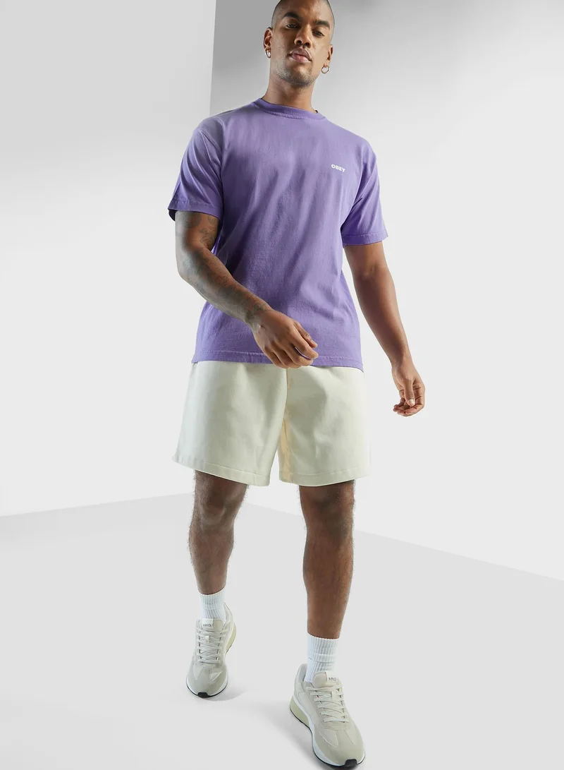 OBEY Established Works Eyes Sweat Shorts