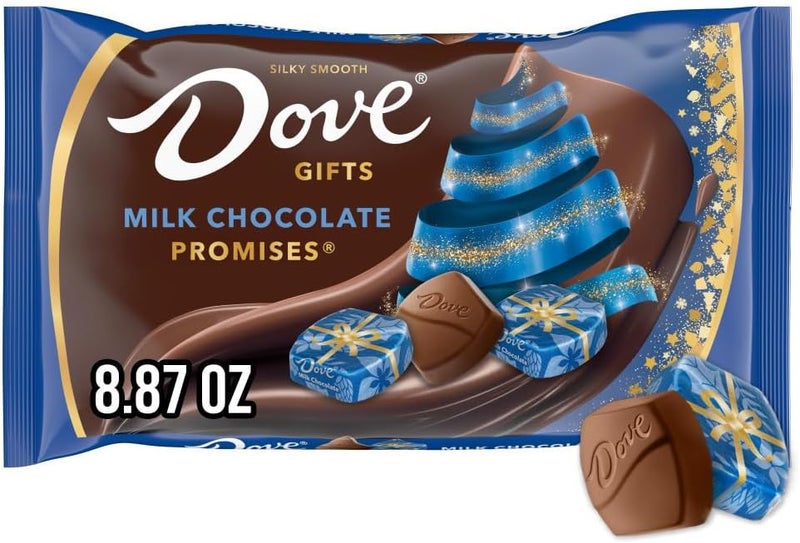 Dove هدايا حلوى عيد الميلاد من دوف بروميس بالشوكولاتة بالحليب - Image 1