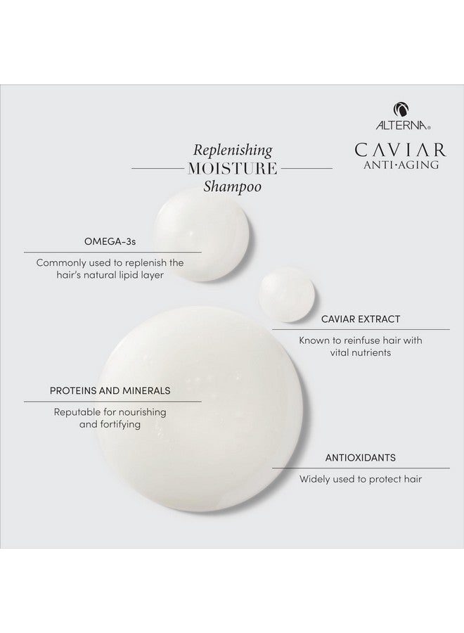 Alterna Haircare Caviar Anti-Aging Replenishing Moisture Shampoo, 16.5 Oz - Image 3