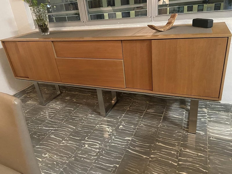 Ventuos Ventuos 16 Rectangular Stainless Steel 2pc Set Heavy Duty Metal Table Legs Coffee Table Bench Credenza Feet Modern DIY Table Legs  - Image 3