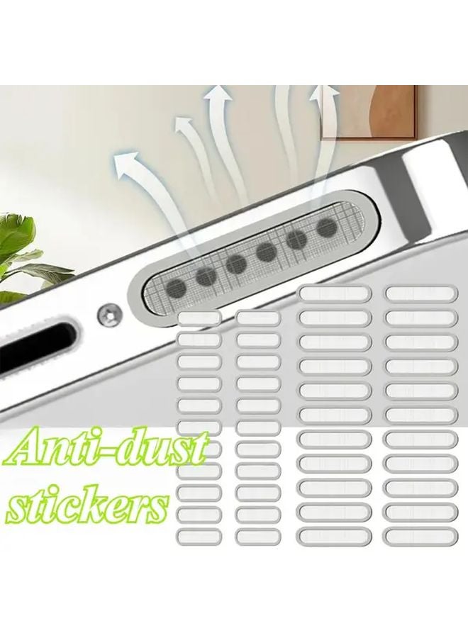 20 قطعة ملصقات رقيقة مضادة للغبار بلون L للحماية من سماعة الهاتف - Image 3