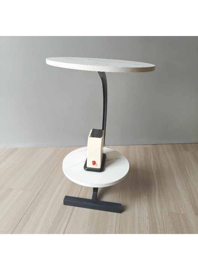 Home Box Movo Arcadia 2-Tier End Table - White - Image 5