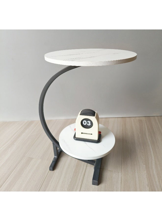 Home Box Movo Arcadia 2-Tier End Table - White - Image 2