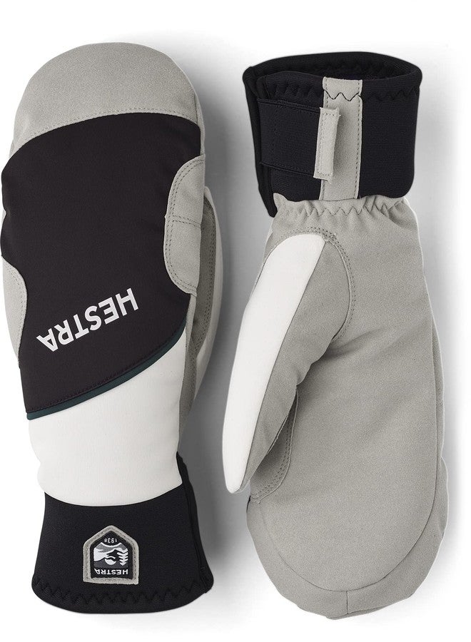 Hestra Comfort Tracker Mitt, Warm Cross-Country Windproof Insulated Ski Touring Mitten - Black/Offwhite - 9 - Image 1
